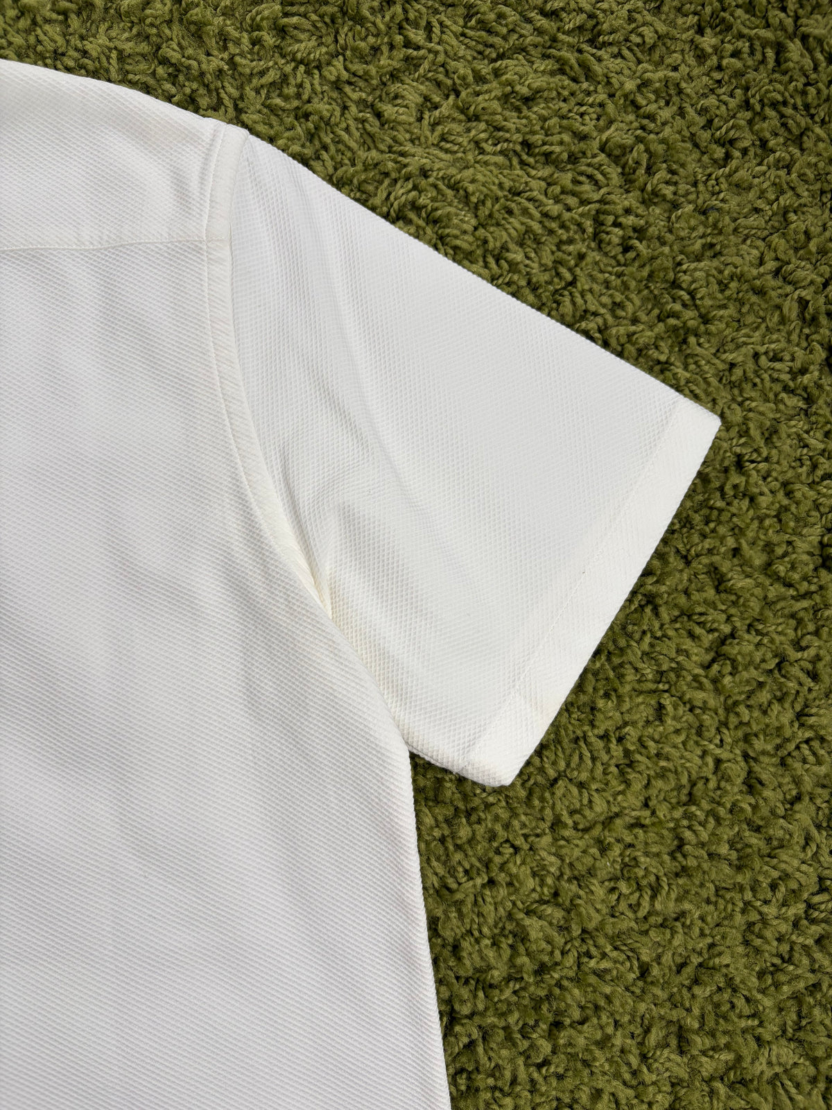 Polo in popeline Louis Vuitton con Patch Ricamata Bianca M