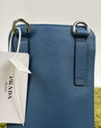 Borsa a tracolla Prada Smartphone Case Blu