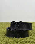 Cintura Louis Vuitton Nero Reversibile 95/38 110cm