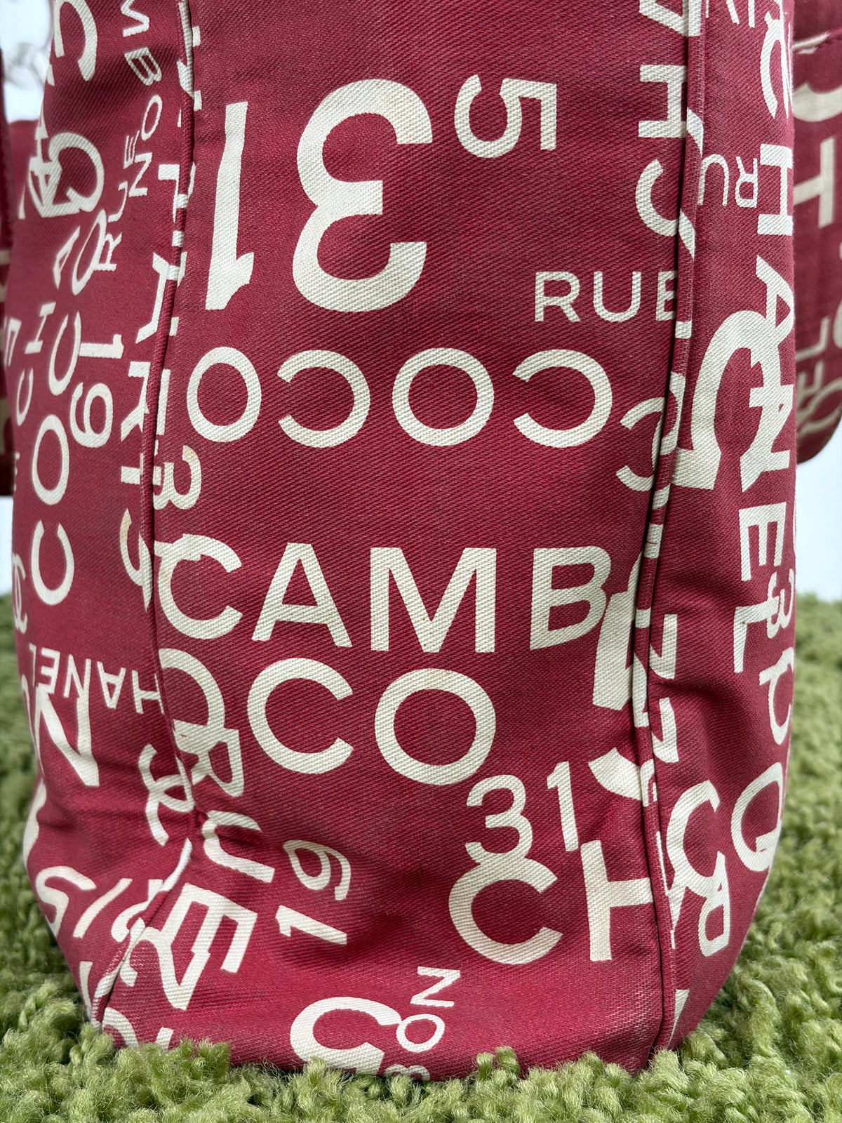 Borsa tote vintage Chanel 31 Rue cambon Rosso