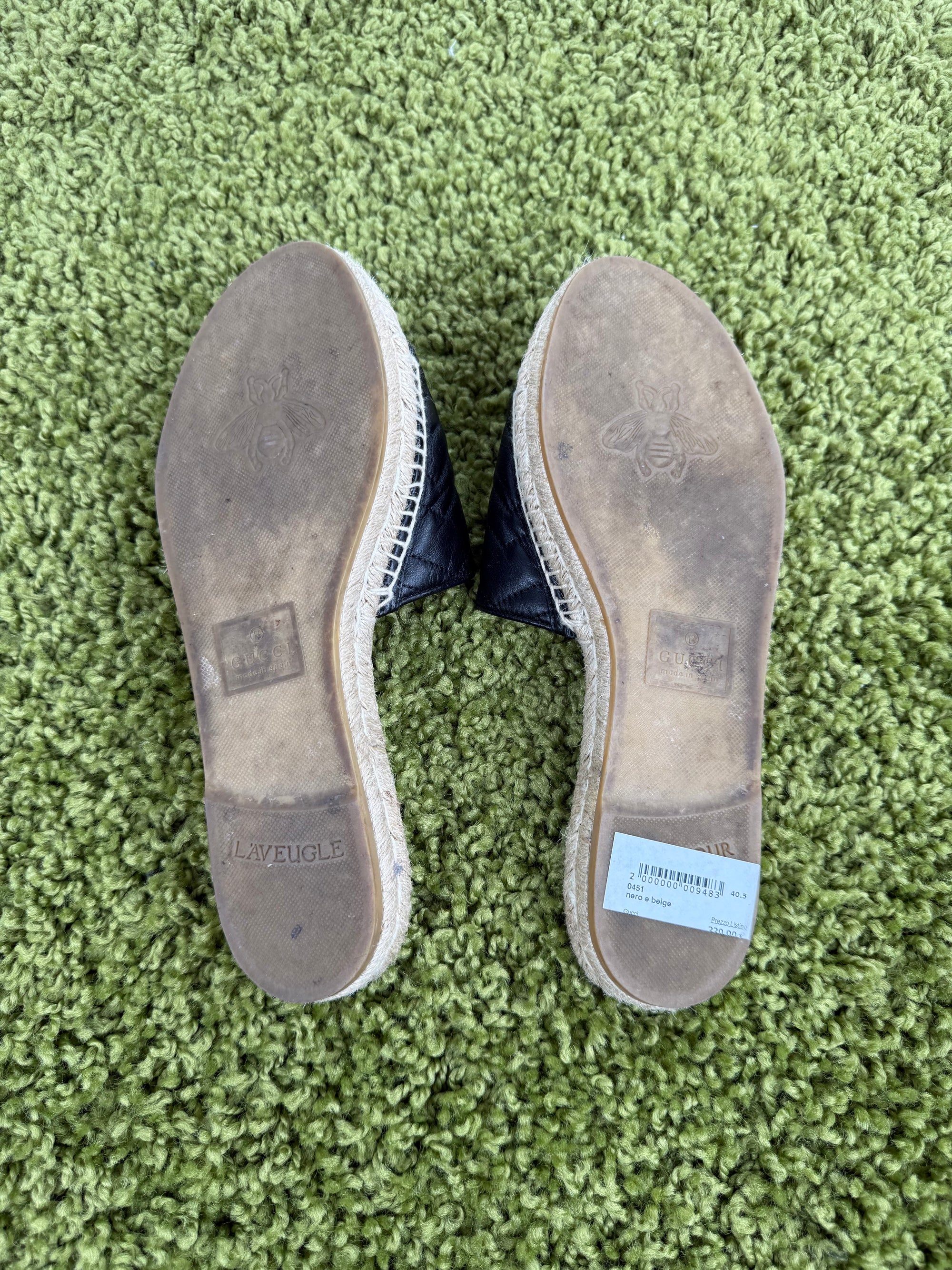 ciabatta gucci 6.5=40.5 calza 41
