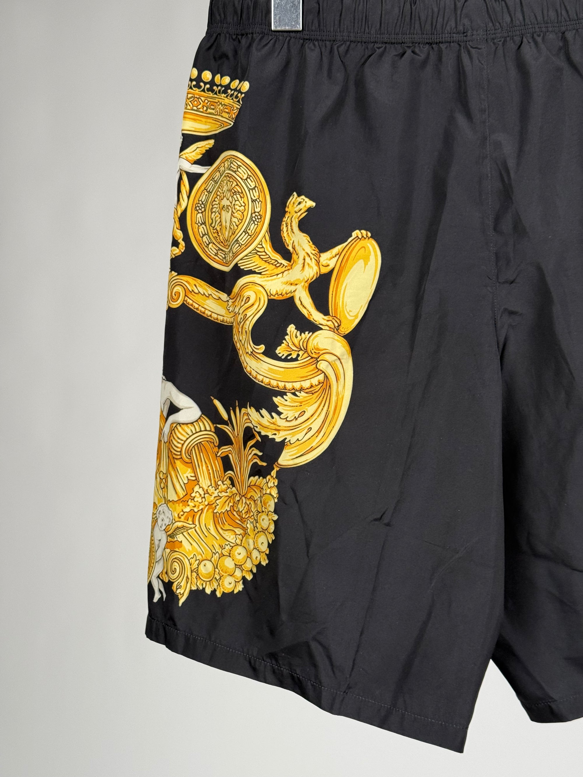 Costume Versace Size 4=L nero e giallo