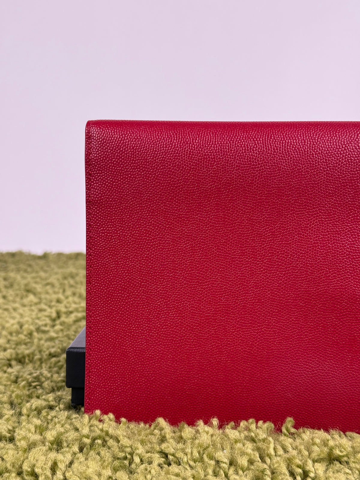 Pochette Yves Saint Laurent Grain de Poudre Uptown Rosso