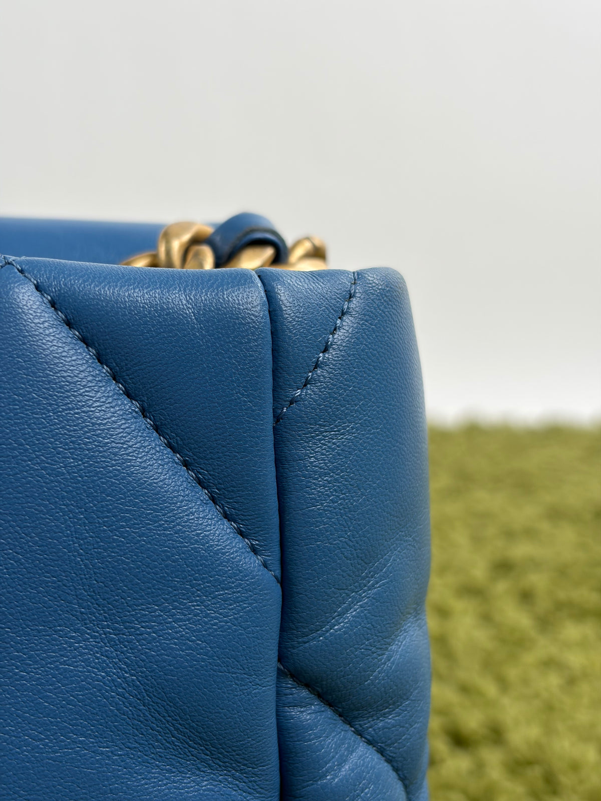 Borsa Chanel 19 Trapuntata in Pelle Azzurra