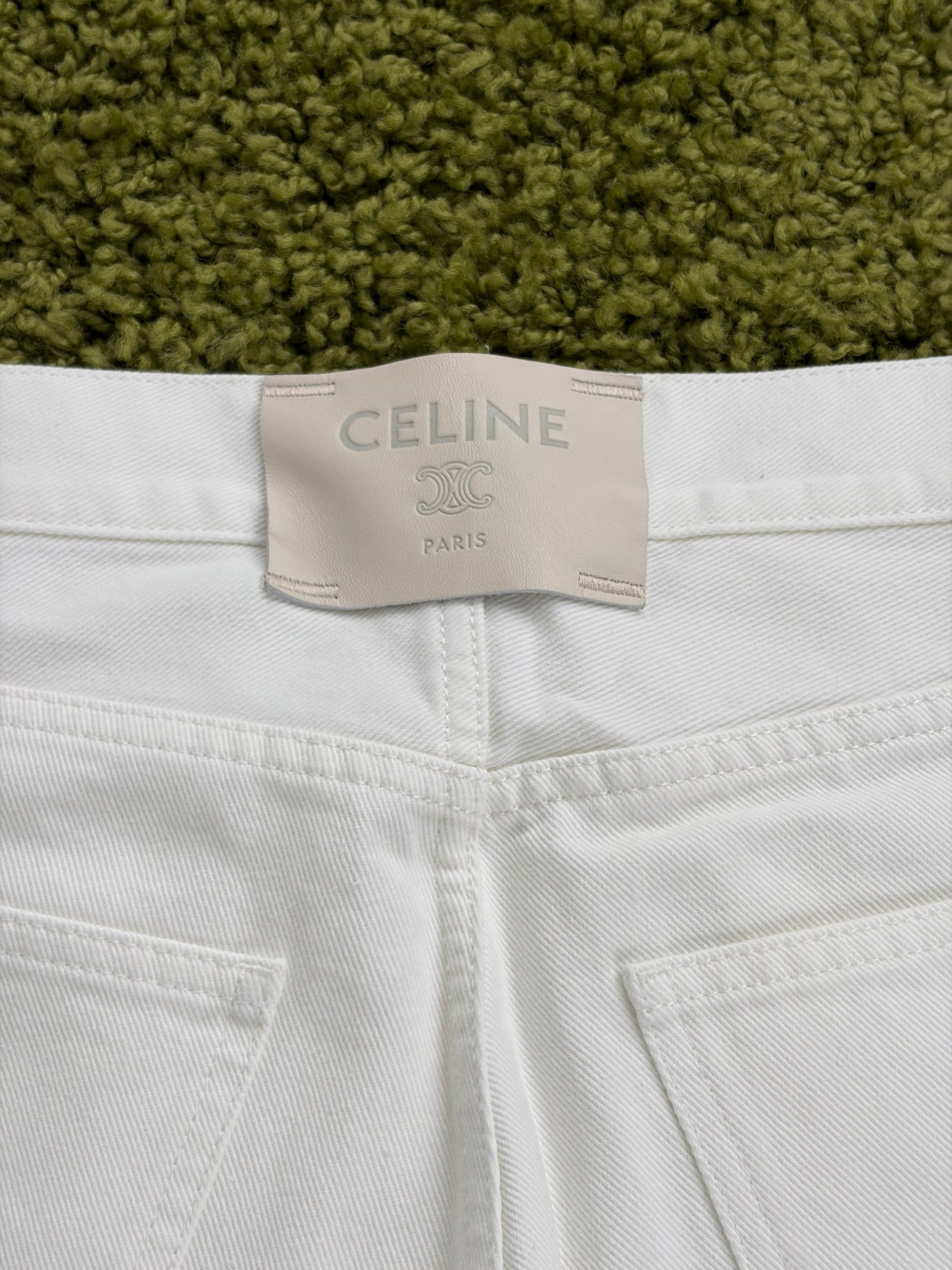 Jeans Celine Size 40 bianco