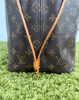 Borsa Neverfull MM monogram Louis Vuitton Marrone