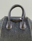 Borsa Micro Antigona In raso Con strass lavanda Viola