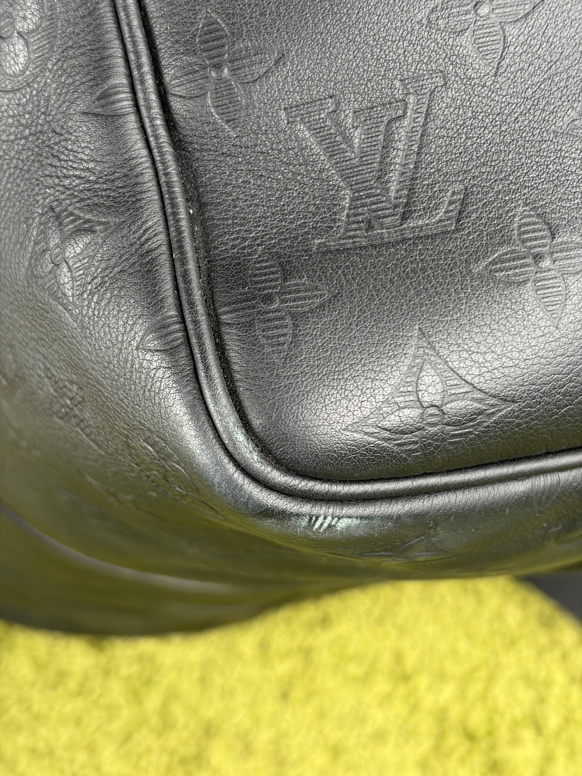 Borsone keepall Louis Vuitton Bandoulière 50 Nera