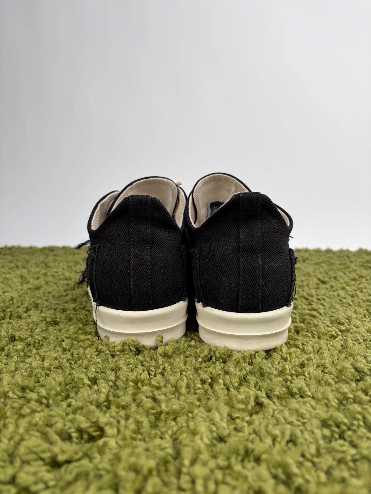 Rick Owens Ramones Distressed Low DRKSHDW Nero 41.5