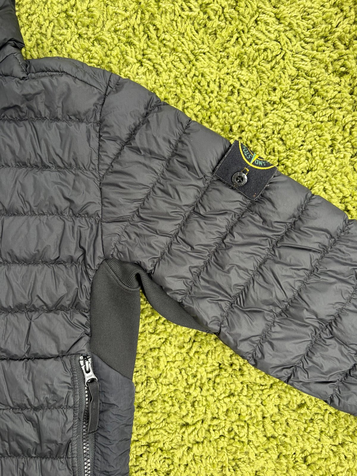 Giubbotto Stone Island Garment Dyed Micro Yarn Down Nero S - Second Hand Di Fiore