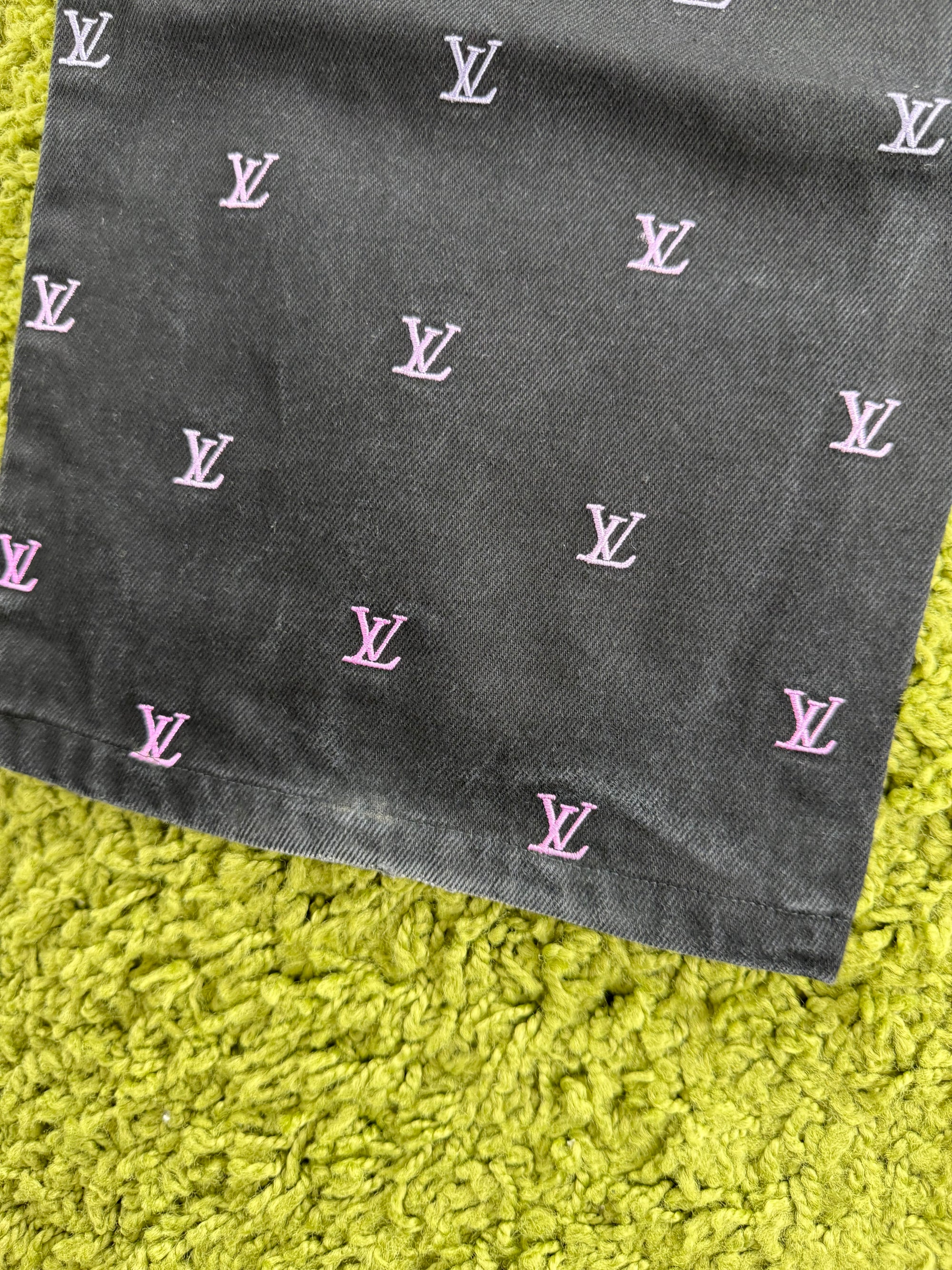 Jeans Louis Vuitton Nero Dettagli Arcobaleno 30