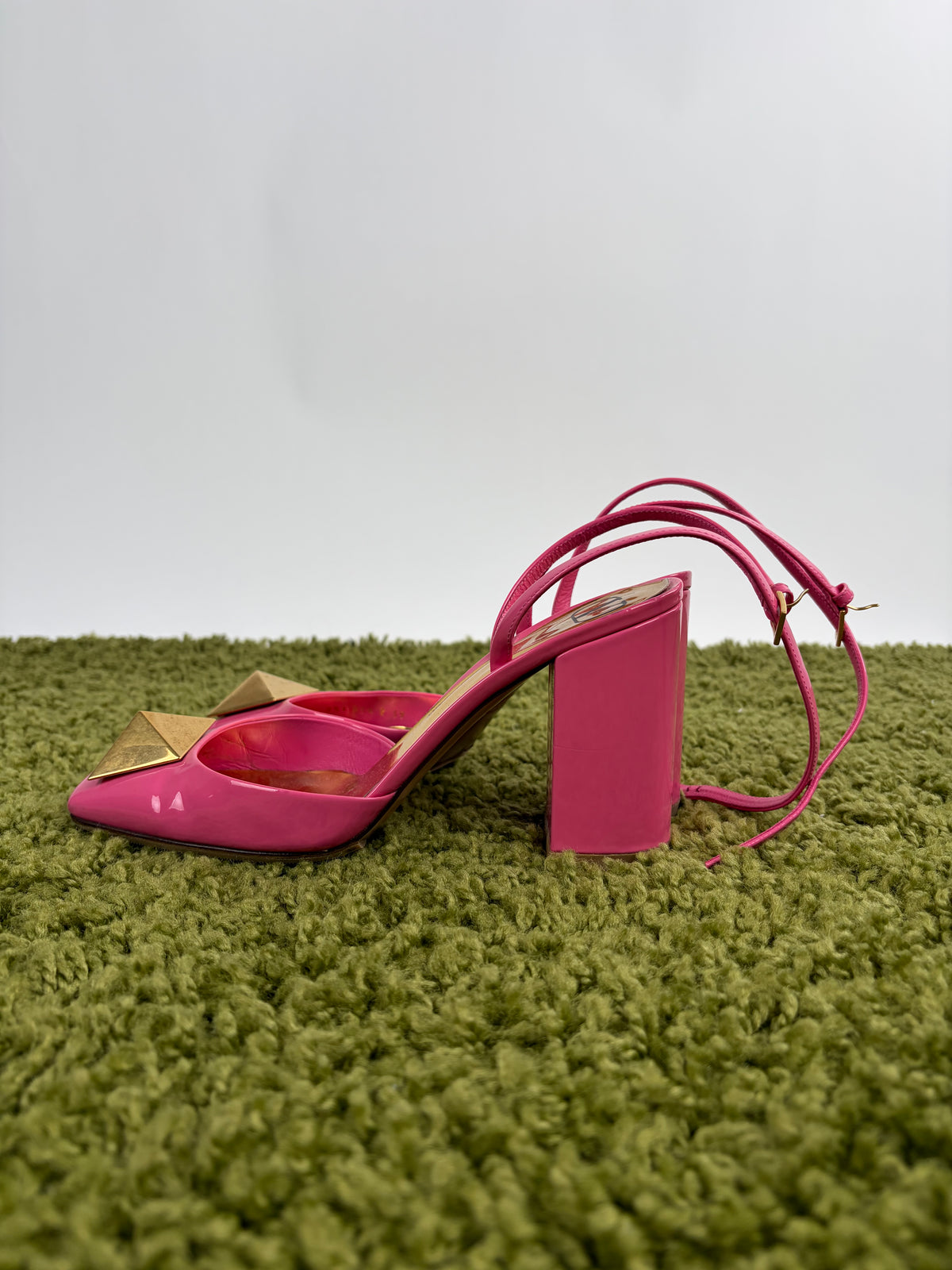 Sandali Valentino Garavani slingback onestud Rosa 39