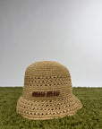 Cappello Miu Miu beige