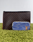 Pochette A4 multi tasca Louis Vuitton Marrone Multicolor