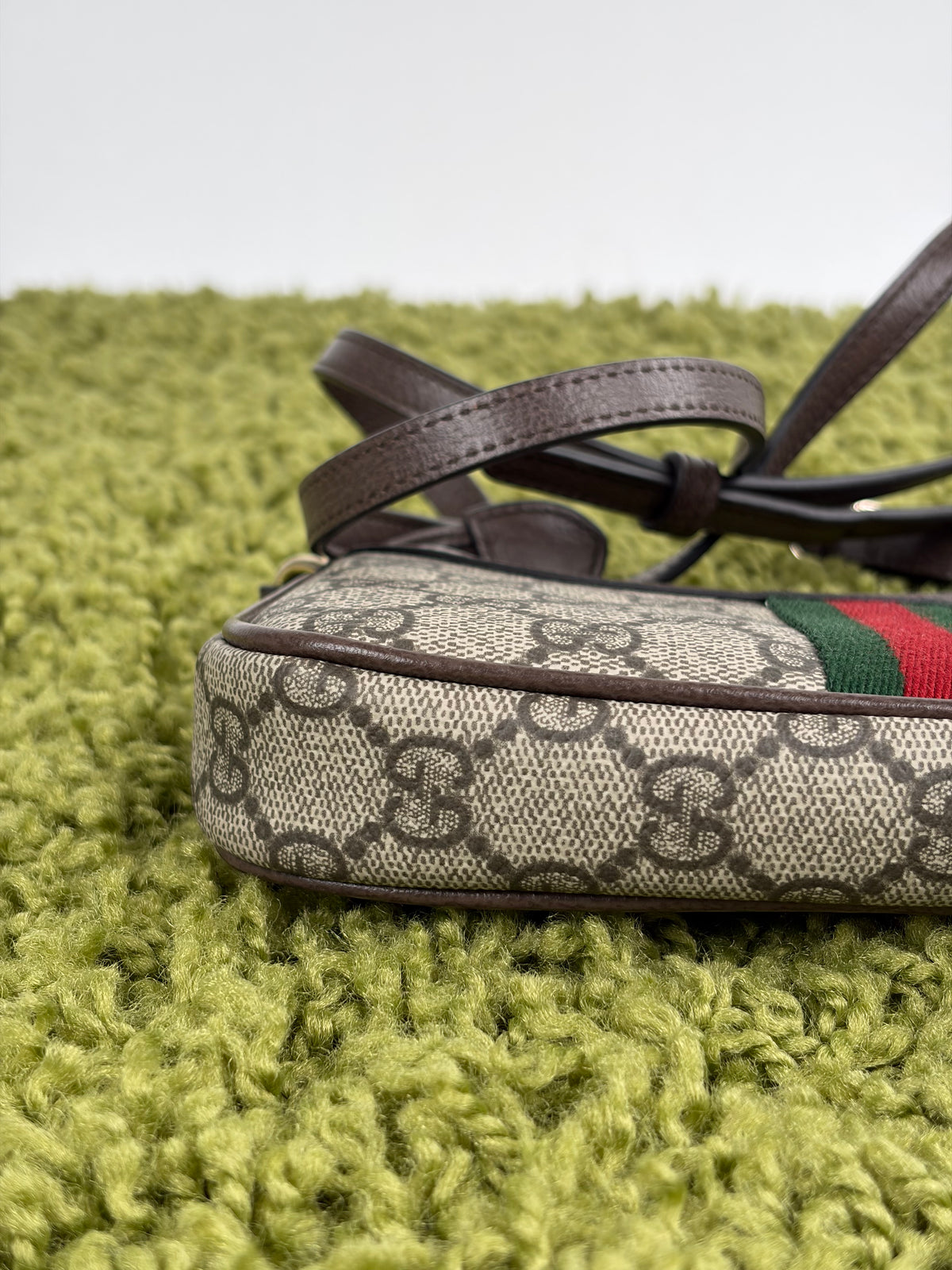 Borsa a spalla Ophidia Gucci Beige
