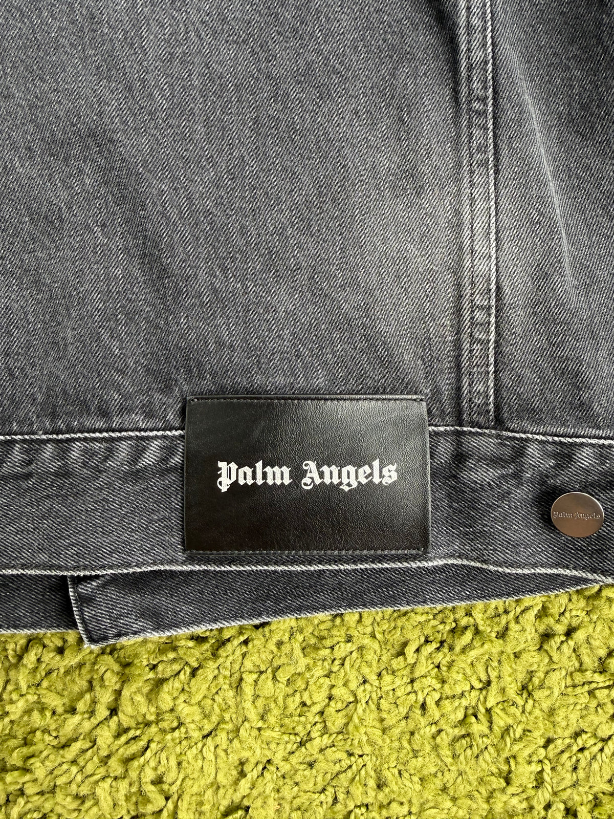 Completo Palm Angels In Denim Nero Giacca S Jeans M
