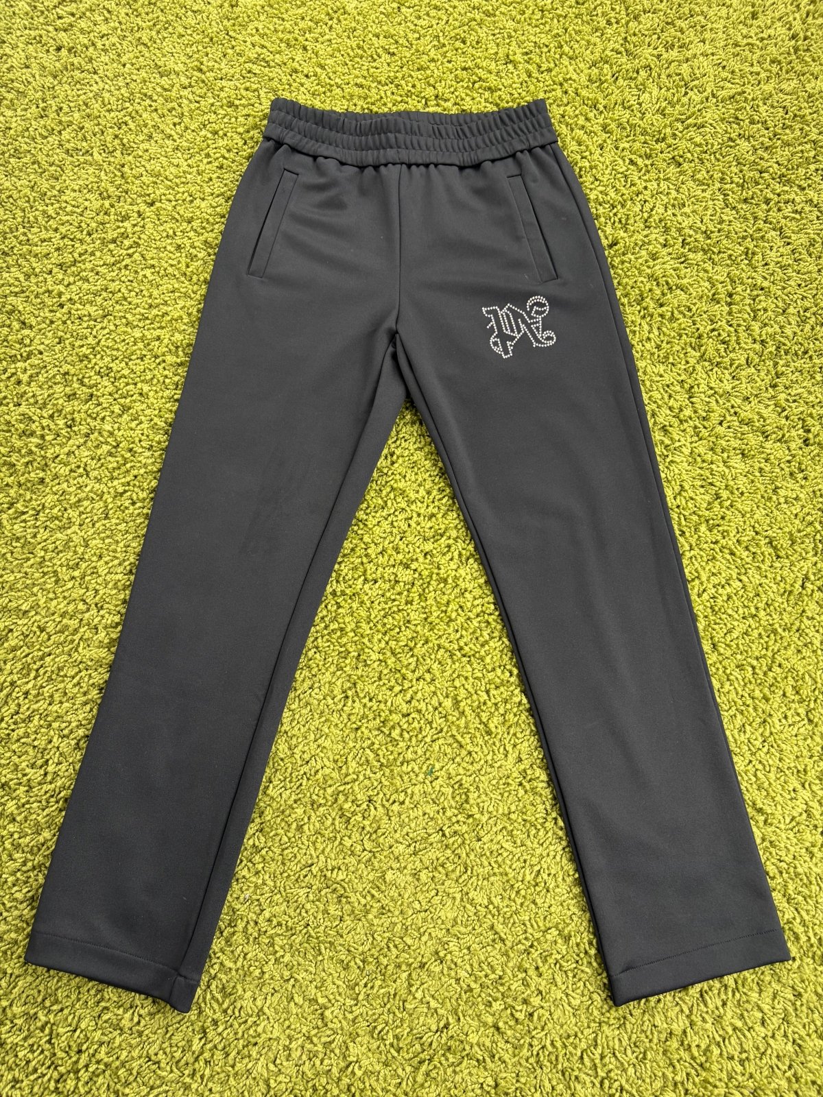 Pantalone Palm Angels Milano in techno Nero M - Second Hand Di Fiore