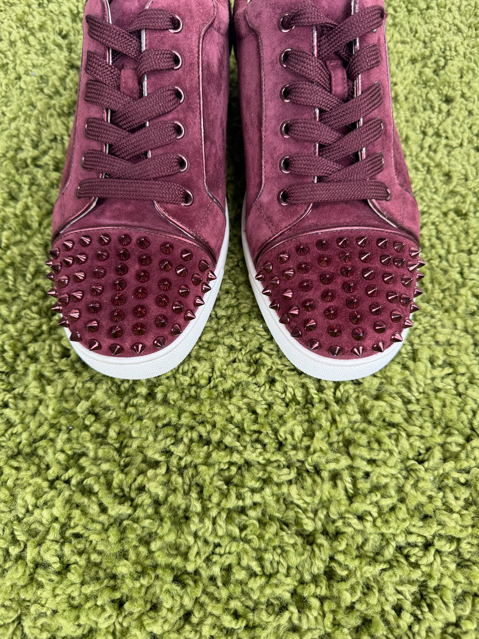 Christian Louboutin Spikes Bordeaux 42