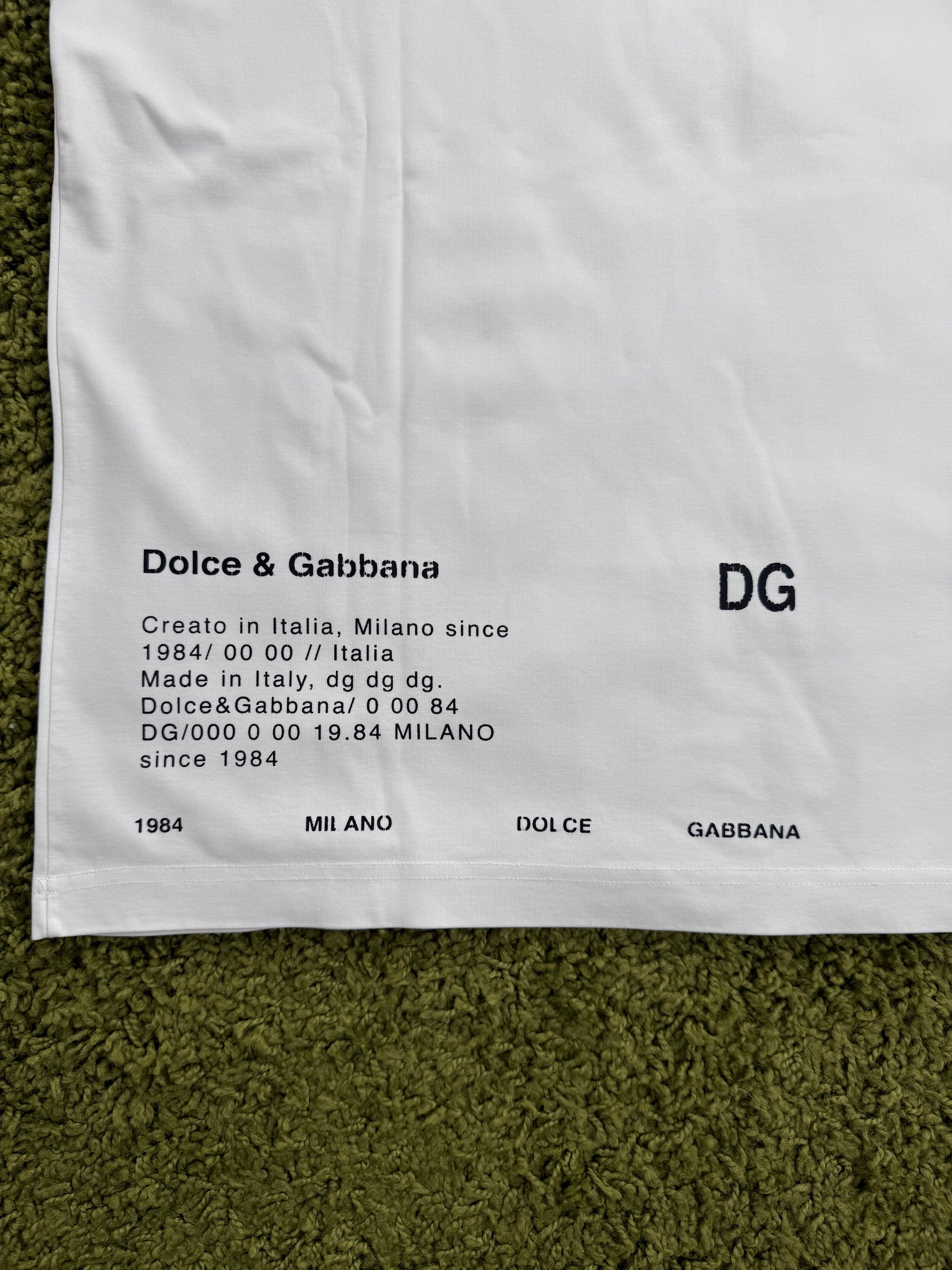 T-Shirt Dolce e Gabbana Bianca L