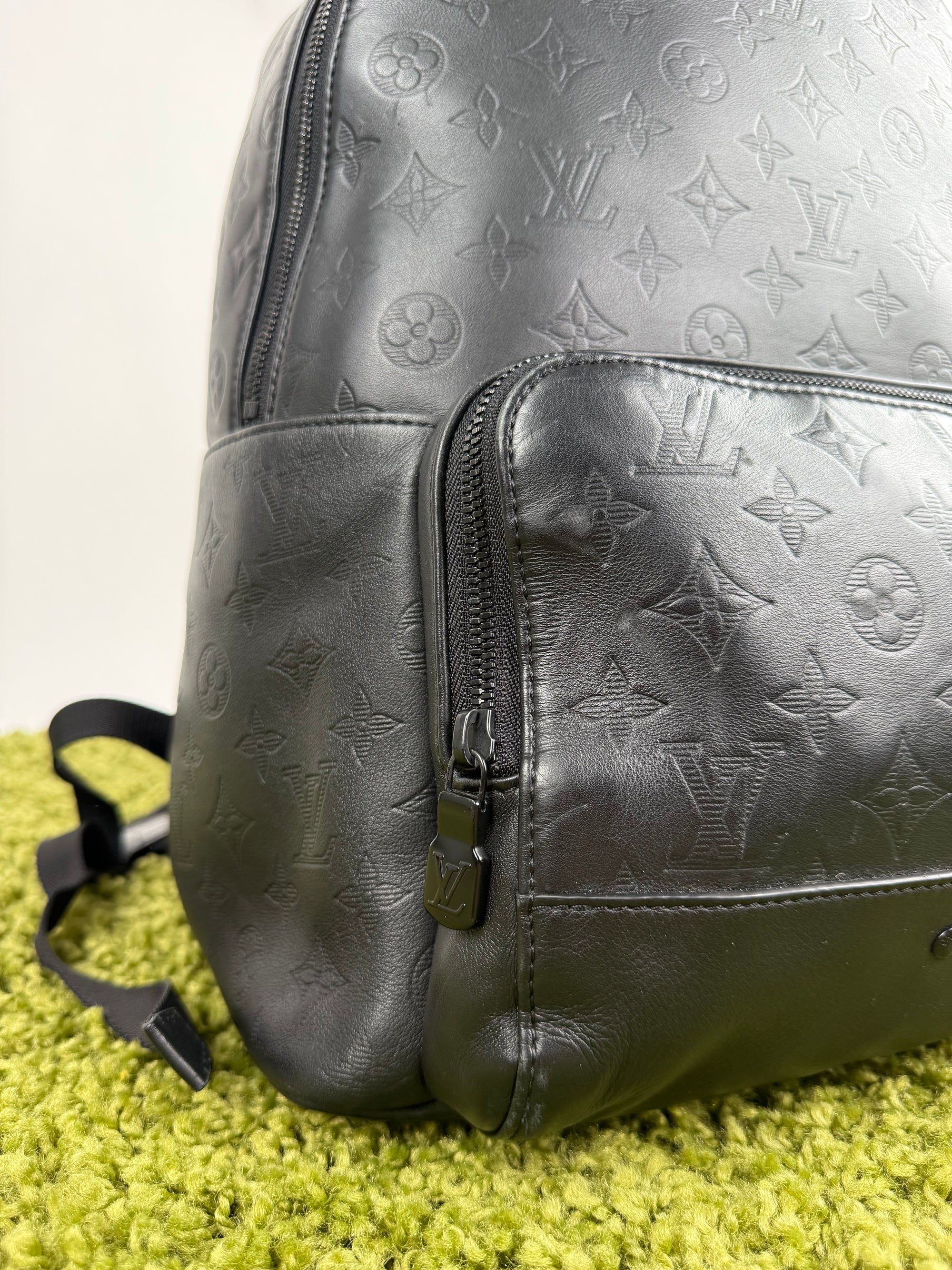 Zaino Louis Vuitton Racer in pelle Nera Monogram