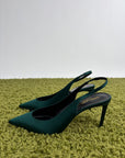 Tacchi Saint Laurent Size 39  verdi smeraldo