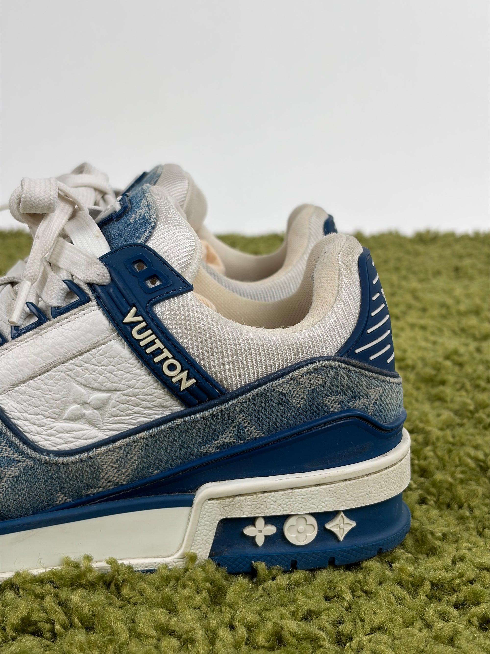 Louis Vuitton trainer Size 35 calza 36 bianca e blu