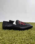 Mocassini Gucci Horsebit Kingsnake Nero 10.5