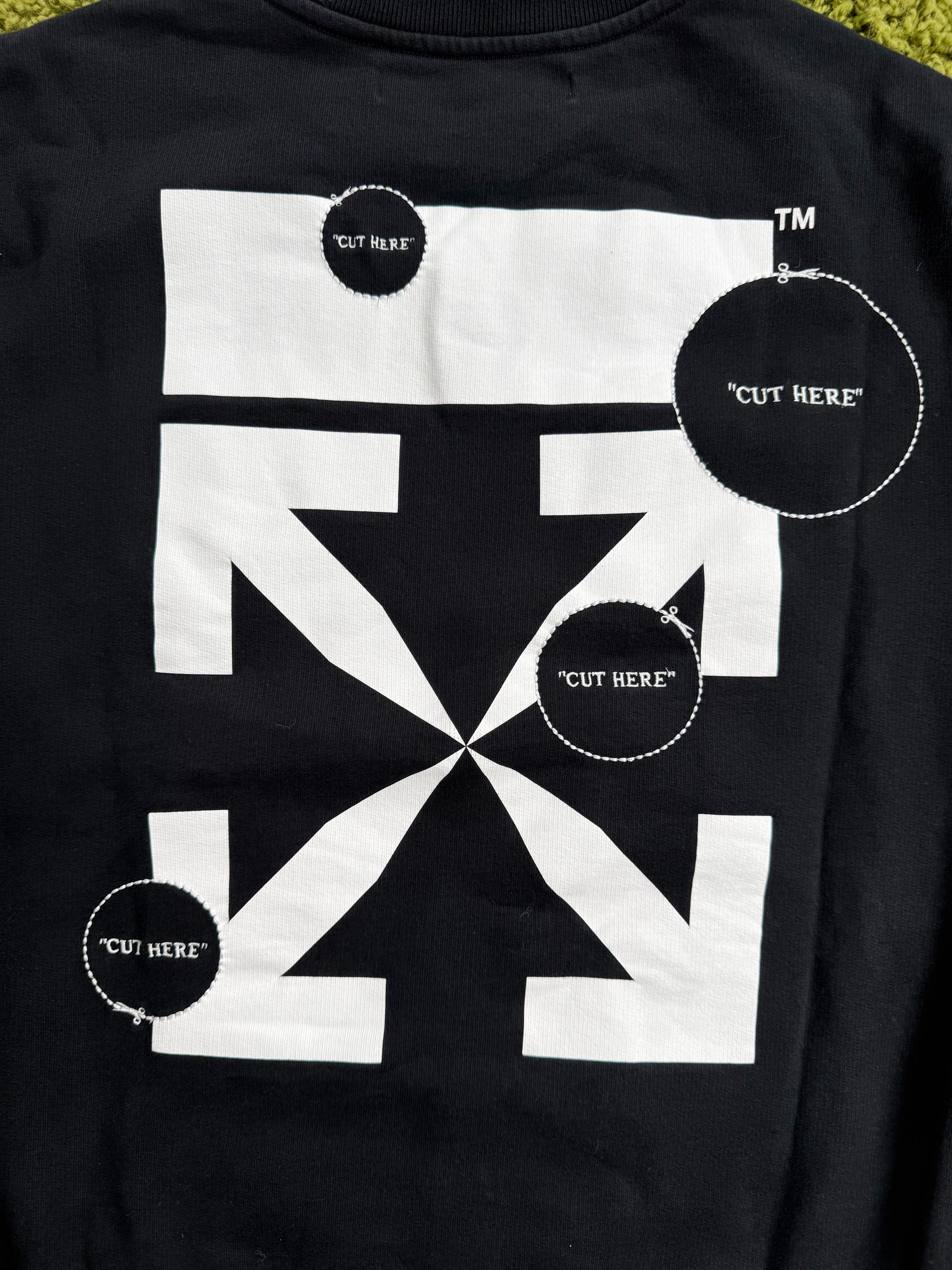 Felpa Off White Nera M