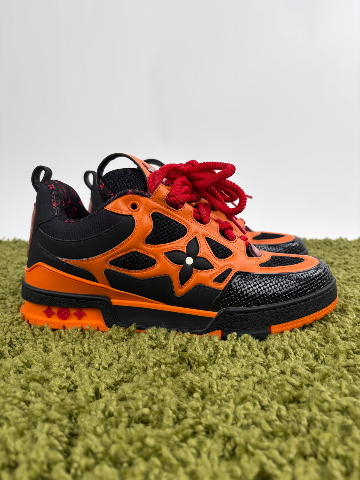 Louis Vuitton Skate Arancione 8.5