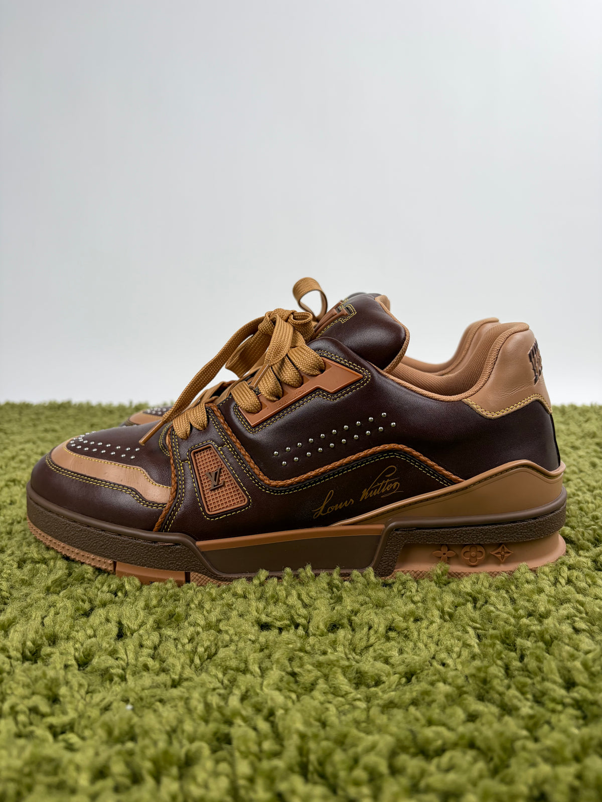 Louis Vuitton Trainer Marrone 7.5