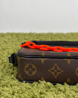 Pochette Louis Vuitton Volga Monogram SS19 Virgil Abloh marrone