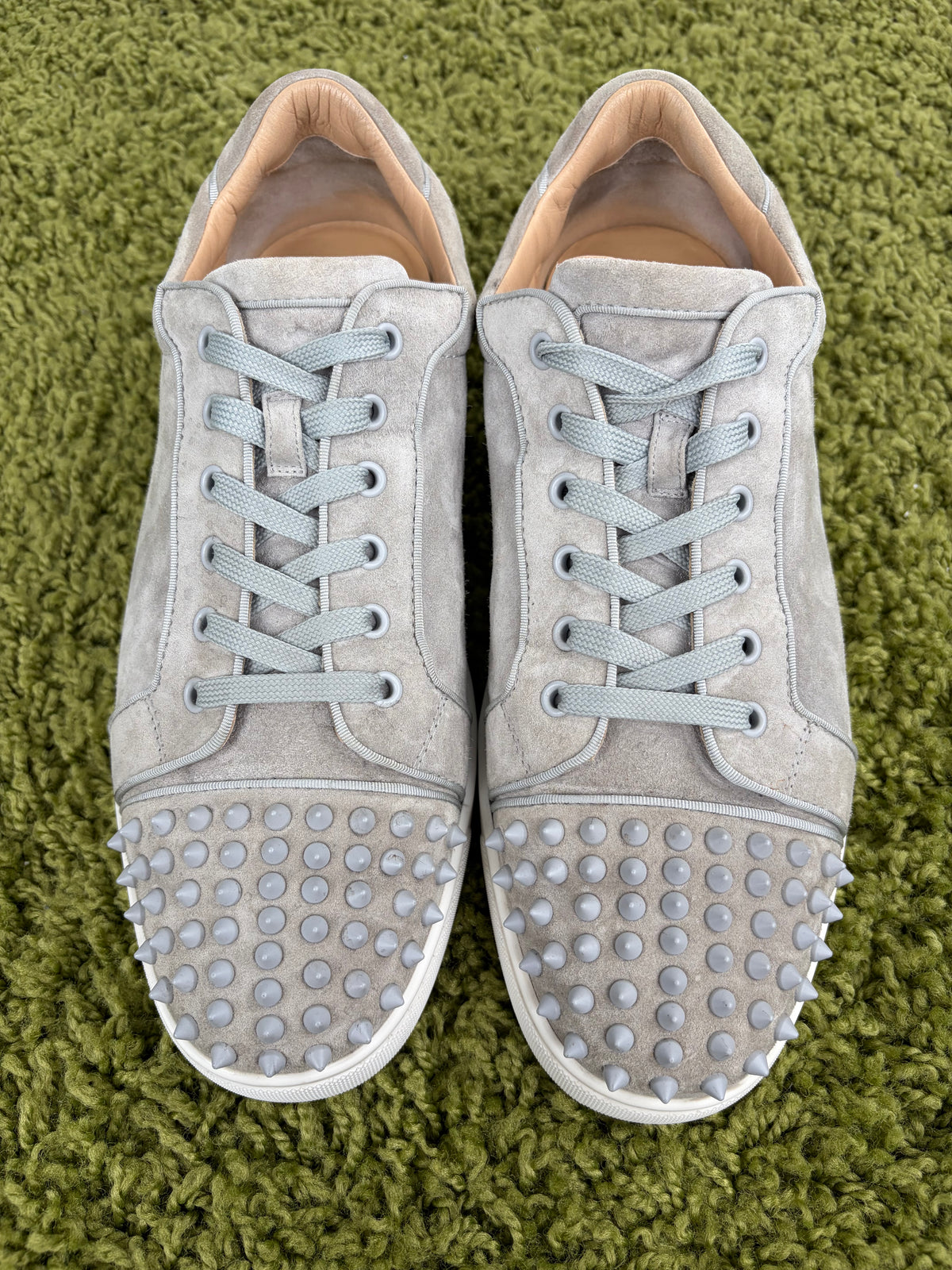 Christian Louboutin Spikes Low Grigia 45 - Second Hand Di Fiore