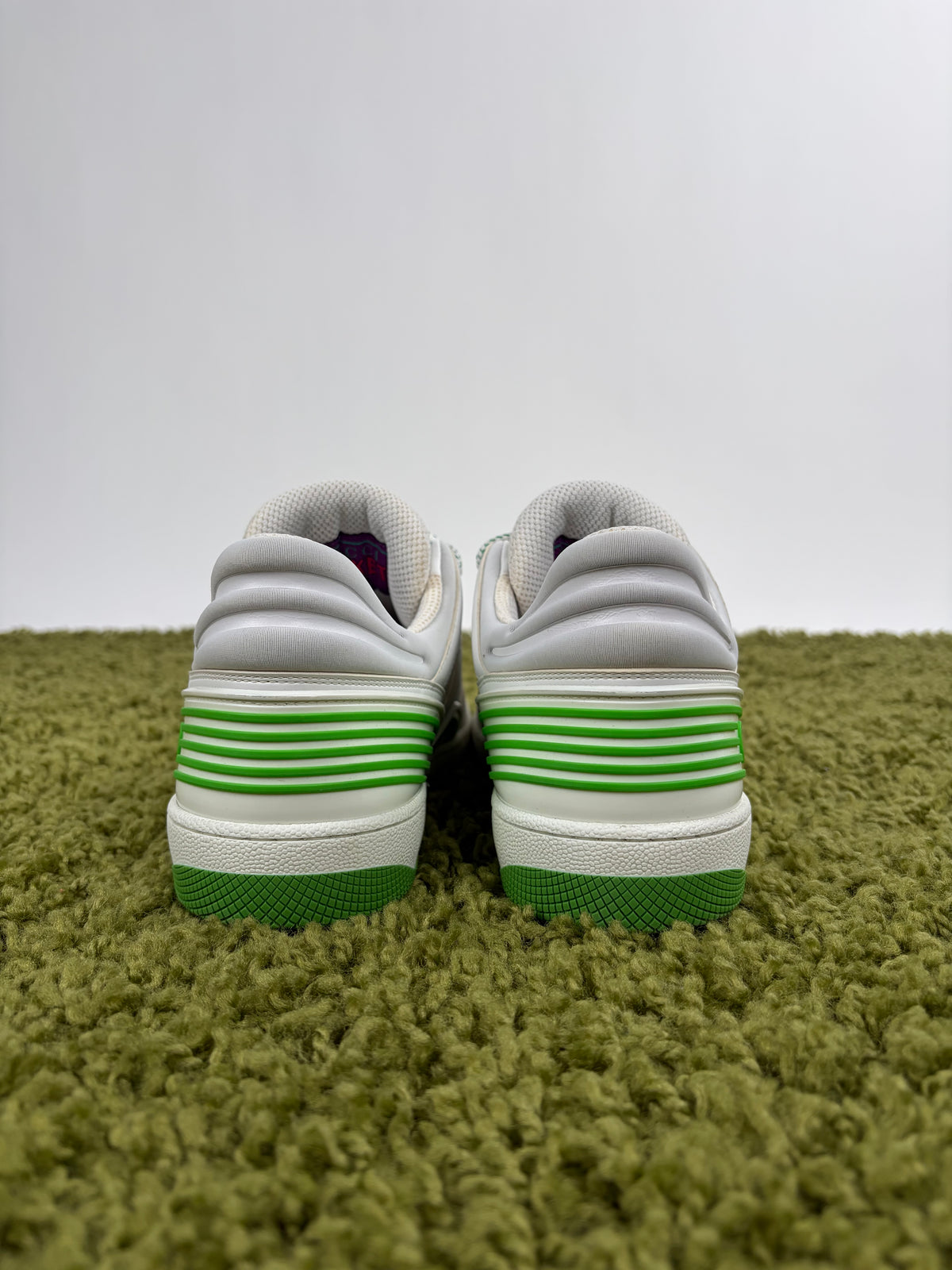 Gucci Basket Low Bianco Verde 38