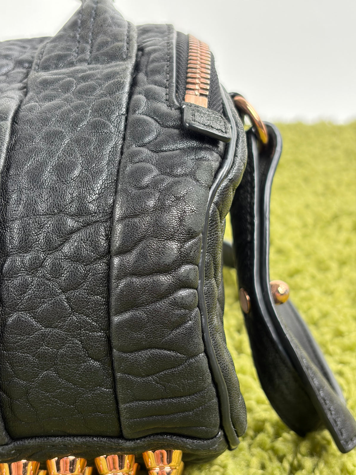 Borsa Alexander Wang Rockie in pelle nera