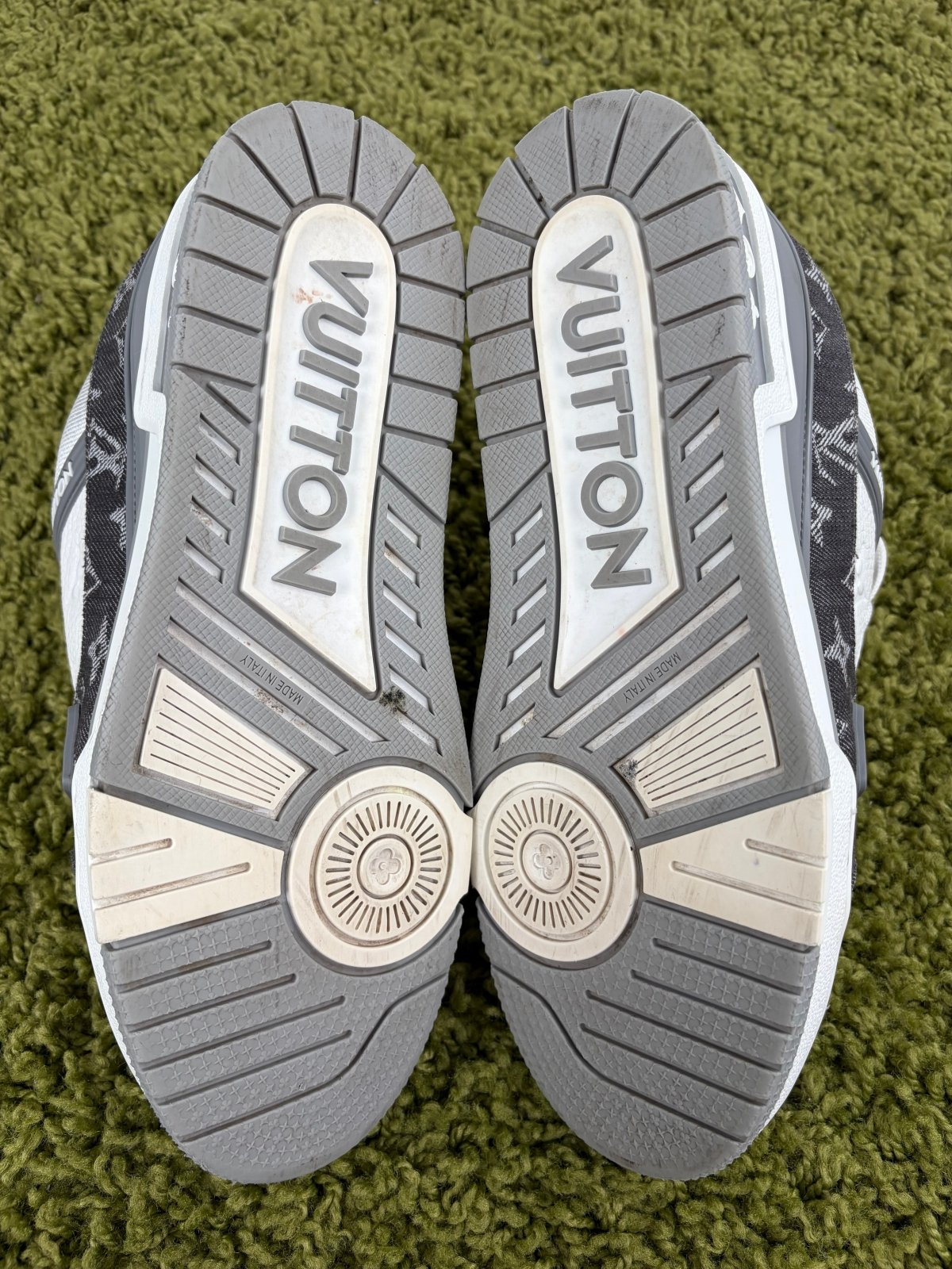Louis Vuitton Trainer Denim Grigia 6 - Second Hand Di Fiore