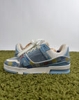 Louis Vuitton Trainer in Denim azzurra 6