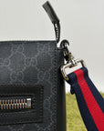 Borsa a tracolla Gucci GG Nero