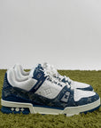 Louis vuitton trainer Size 8=42 calza 43 blu e bianca