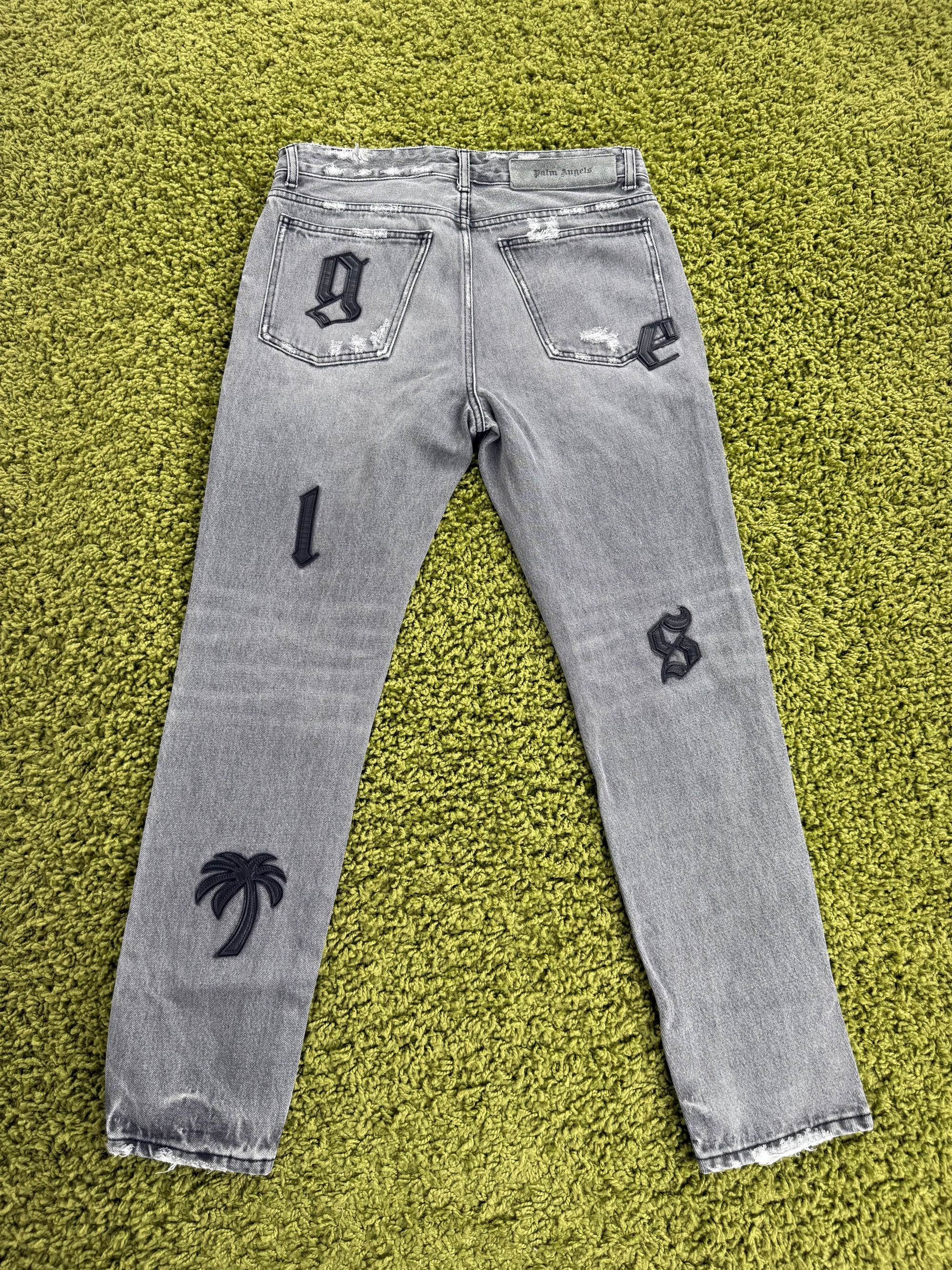 Jeans Palm Angels Grigio 32