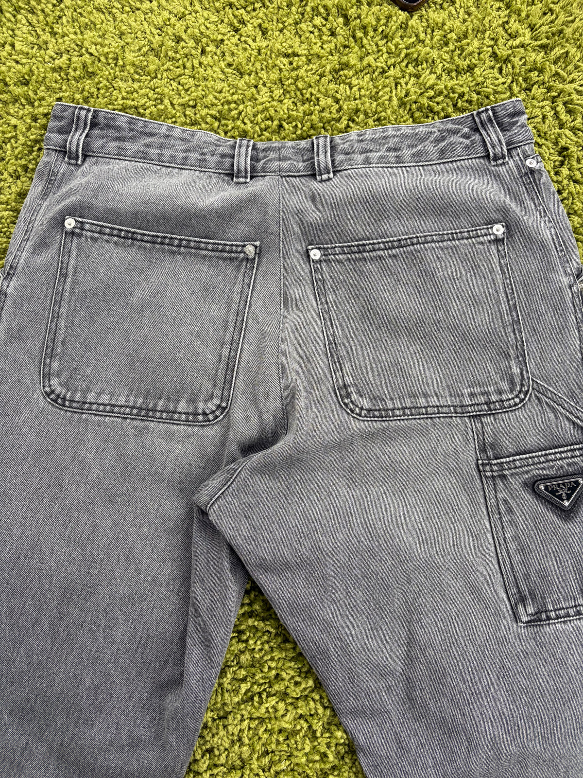 Completo Prada In Denim Grigio Giacca XL Jeans 52