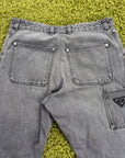 Completo Prada In Denim Grigio Giacca XL Jeans 52