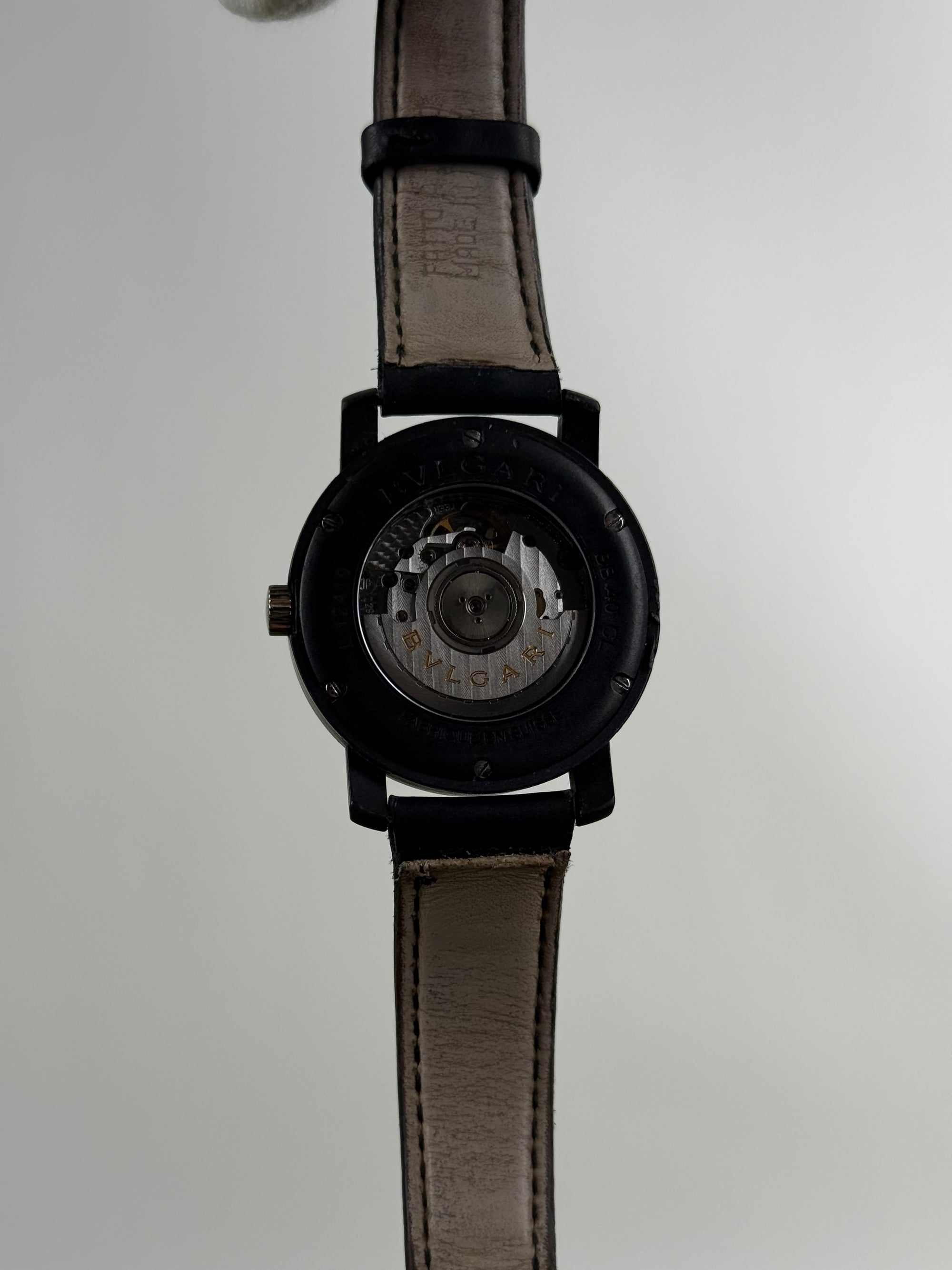 Orologio Bulgari Bulgari Carbongold BB40CL Nero