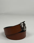 Cintura Burberry reversibile Size 95 marrone/blu