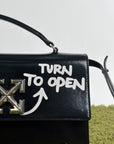 Borsa off white Jitney 2.8 nera e bianca