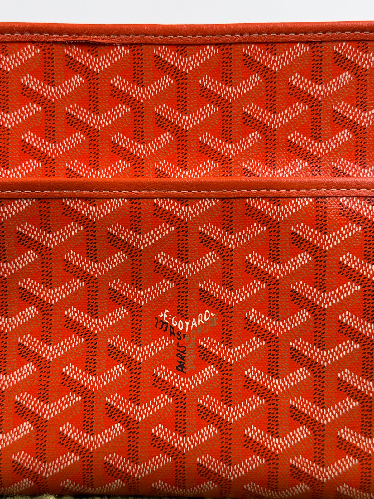 Goyard Pochette Jouvencè Arancione