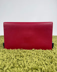 Pochette Yves Saint Laurent Grain de Poudre Uptown Rosso