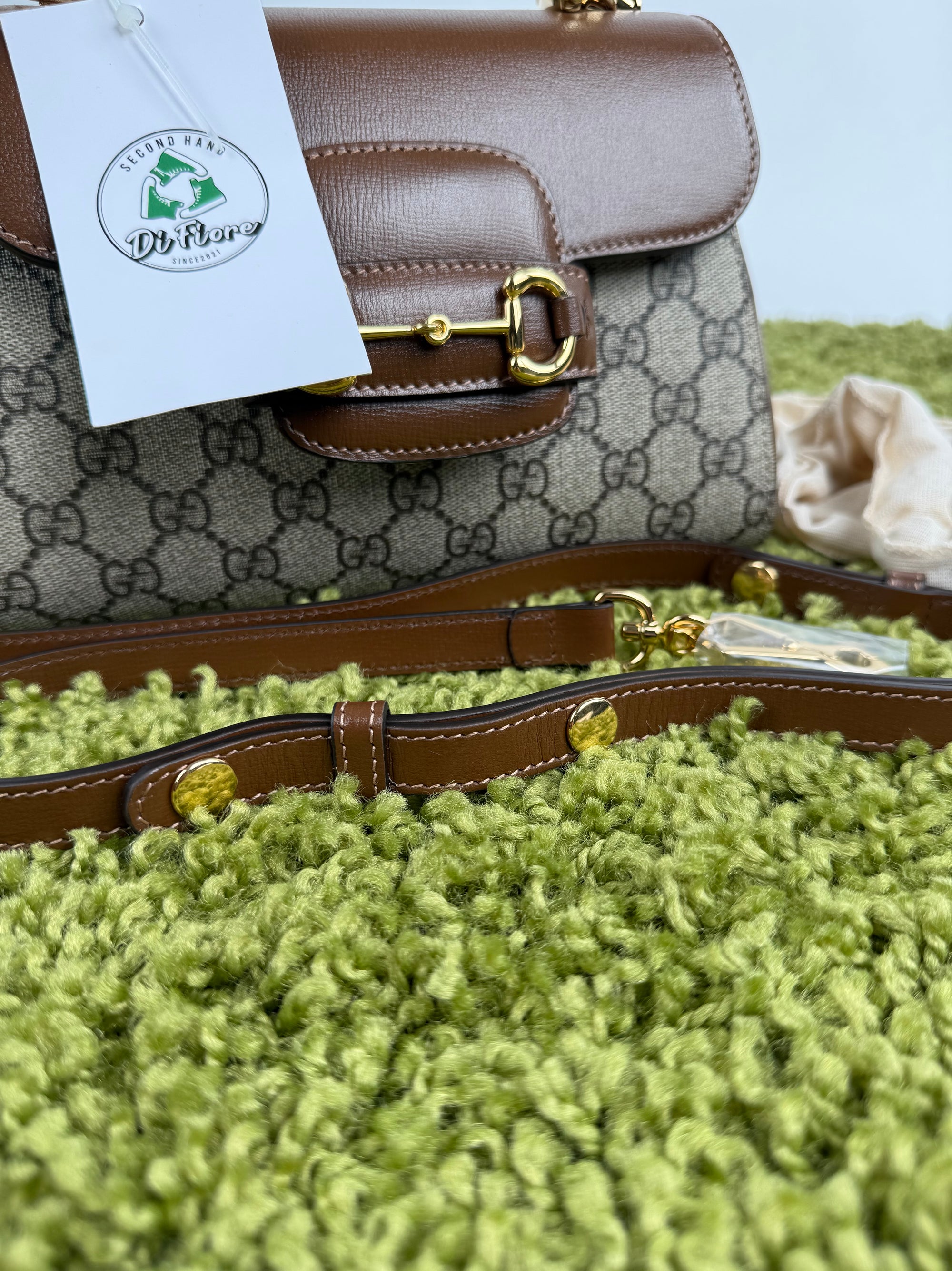 Borsa Horsebit 1955 Gucci Beige