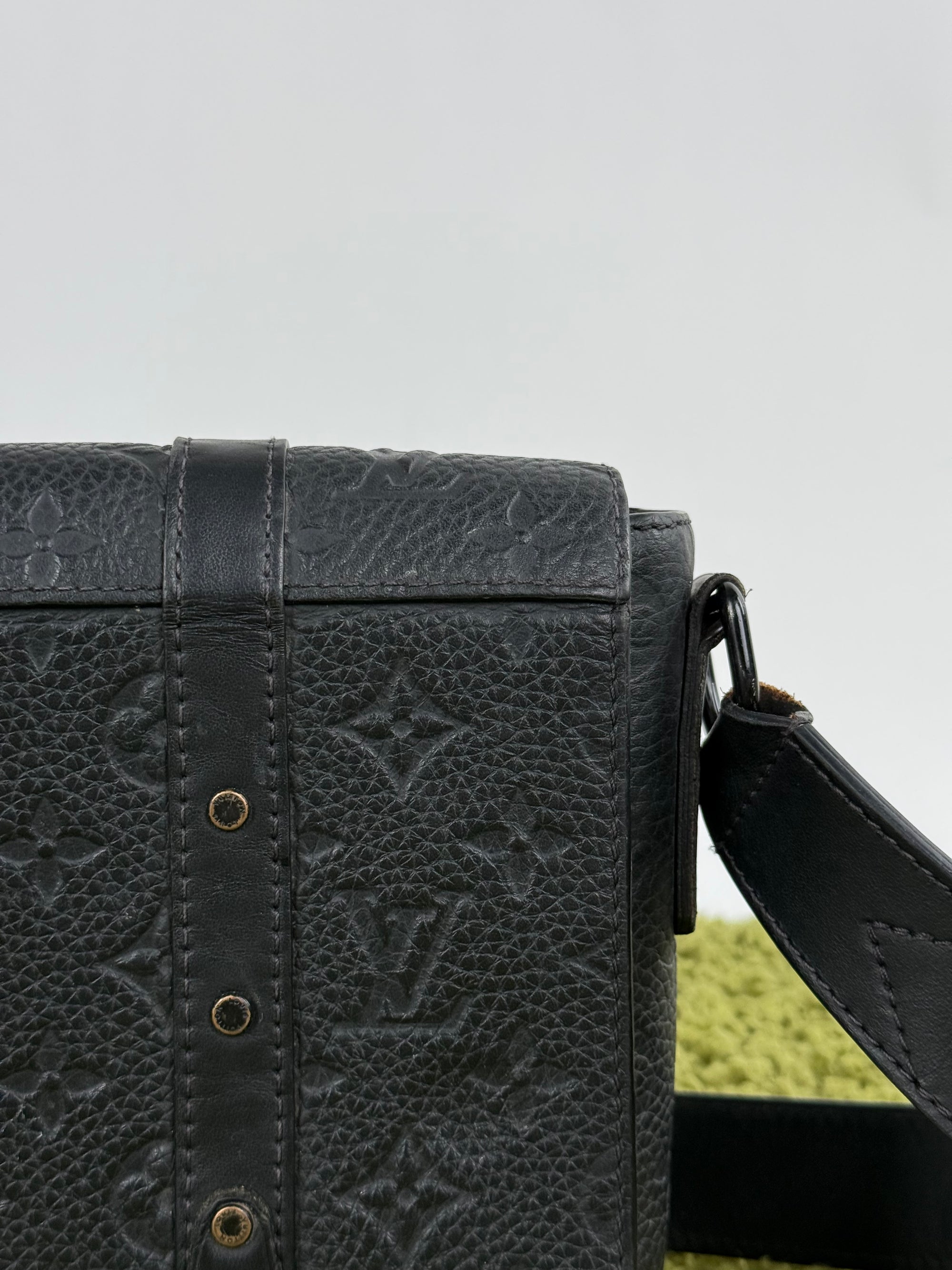 Borsa a tracolla Monogram Taurillon Soft Trunk Messenger Louis Vuitton
