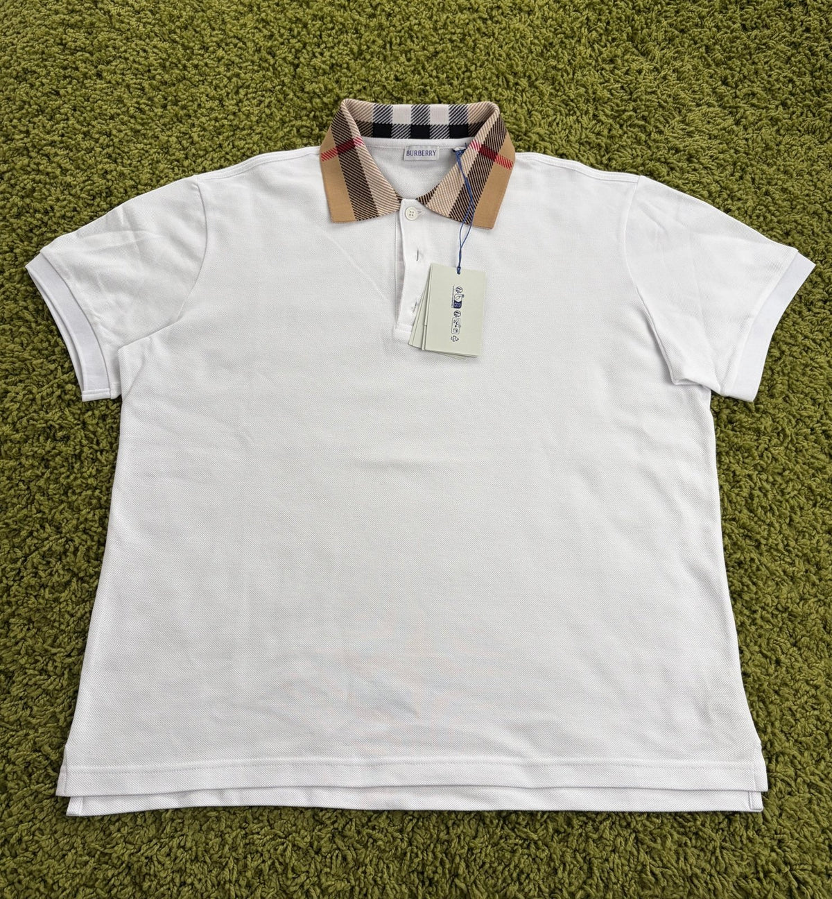 Polo Burberry Bianco XXL - Second Hand Di Fiore