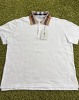 Polo Burberry Bianco XXL